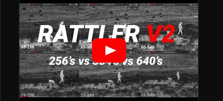 YouTube video thumbnail: RATTLER V2 comparing 256's vs 384's vs 640's.